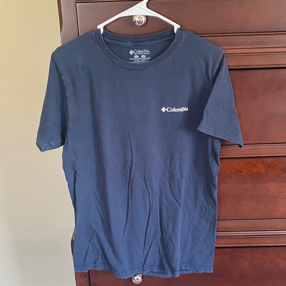 Columbia Men's Dark Blue Short Sleeve Tee